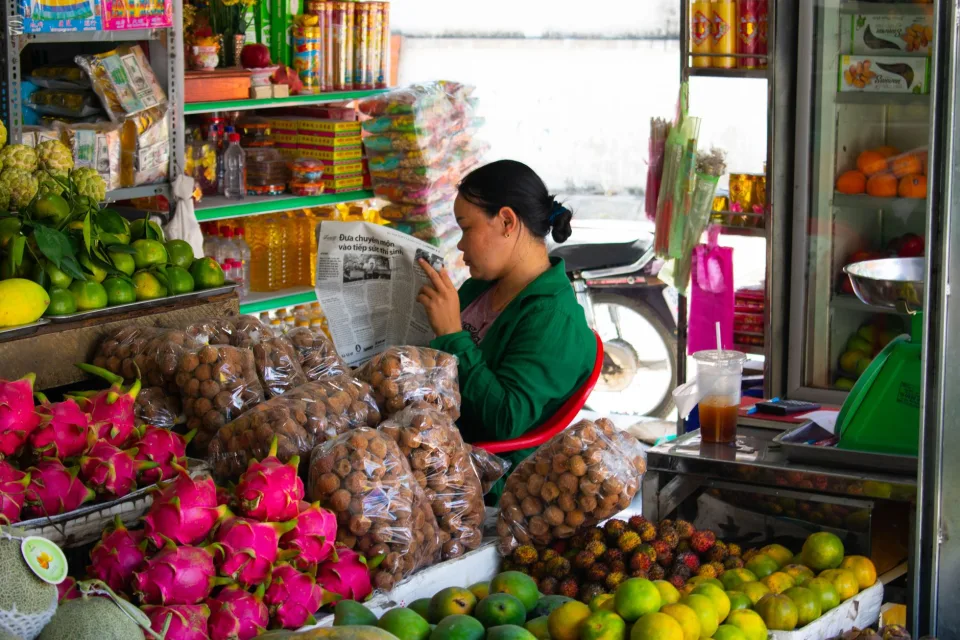 Kệ gạo, mắm, gia vị